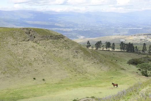 Latin American picturesque mountains view.