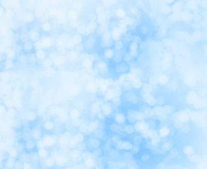 blue bokeh abstract light background.