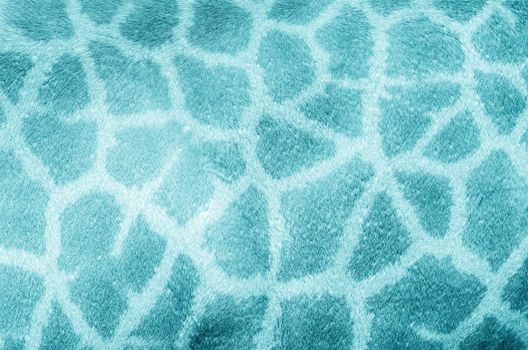 Abstract blue background made from Genuine leather skin of Giraffe