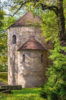 Romanesque St Nicholas Rotunda on Castle Hill in Cieszyn, Poland.  Built probably in the first half of 11th century, one of the oldest buildings of this kind in Poland.