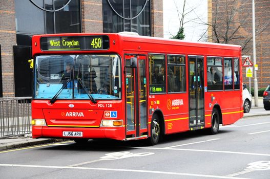 London bus on the 450 route