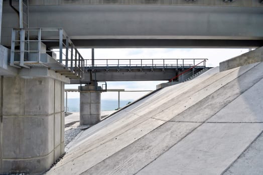 the concrete overpass