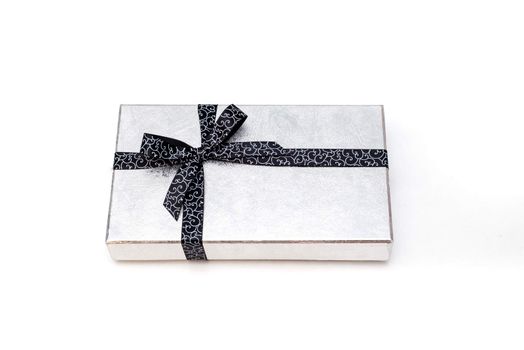 gift box with bow on white background