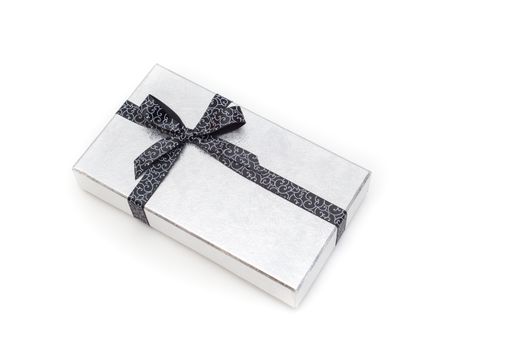 gift box with bow on white background