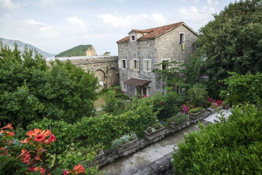 the old town in Budva, Montenegro in Europe