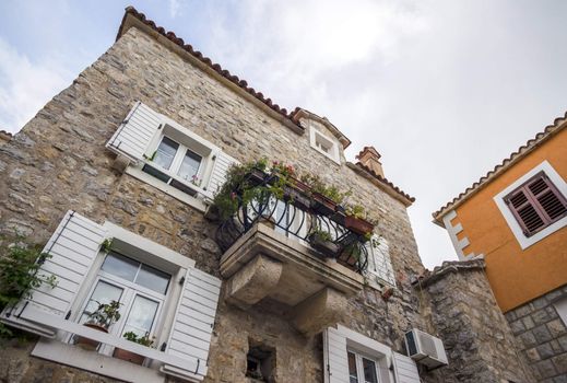 the old town in Budva, Montenegro in Europe