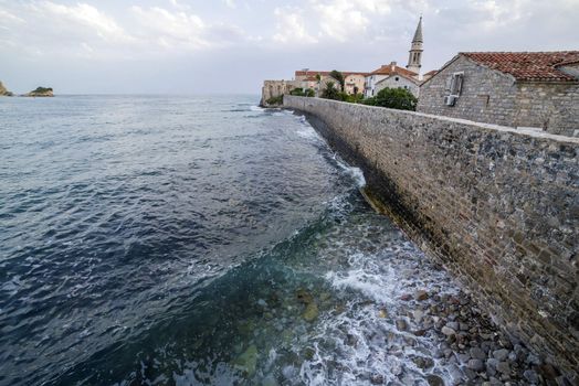 the old town in Budva, Montenegro in Europe