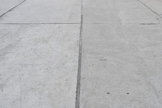 closeup of the concrete slabs