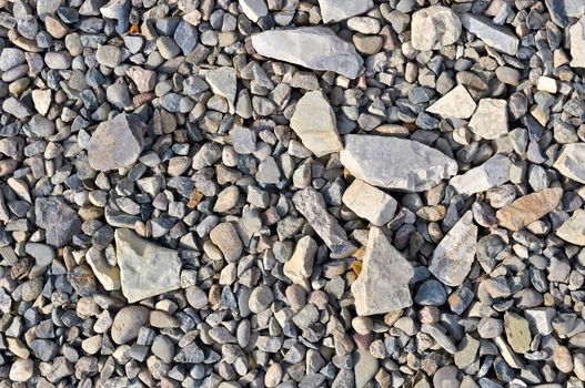 Road stone gravel texture to background