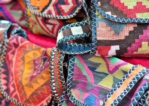 handmade genuine ethnic bags  made of cloth