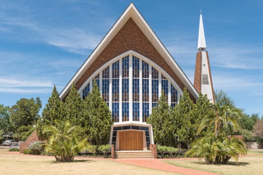 BLOEMFONTEIN, SOUTH AFRICA, NOVEMBER 27, 2015: The Dutch Reformed Church Berg-en-Dal in Bloemfontein, the capital city of the Free State Province