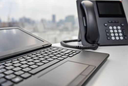 Laptop and IP Phone