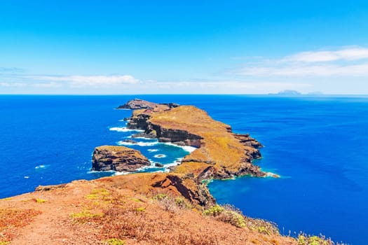 Island Ilheu da Cevada / do Farol - the most easterly point on Madeira - view from Ponta do Furado