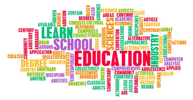 Education Industry for Children to Learn as Concept