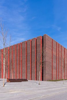 New seat of Polish National Radio Symphony Orchestra in Katowice. The orchestra founded in 1935 is one of Poland's premier musical institutions.