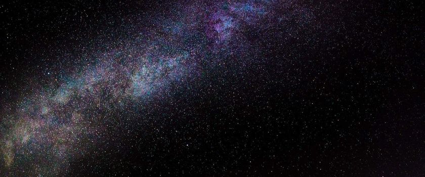 Detail shot of part of the Milky Way
