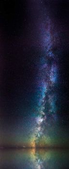 The beautiful Milky Way as seen from Majjistral Point in Malta