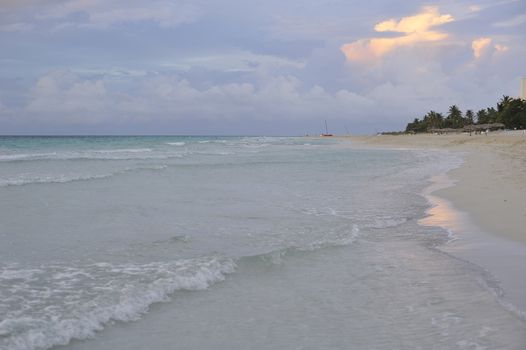 Varadero carrebean blue see beauty in Cuba.