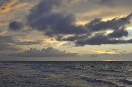 Varadero carrebean blue see beauty in Cuba.