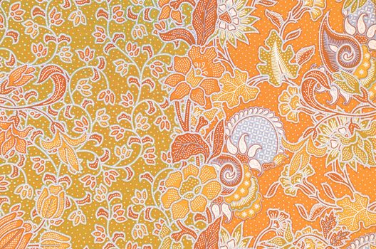 Pattern for traditional clothes include batik