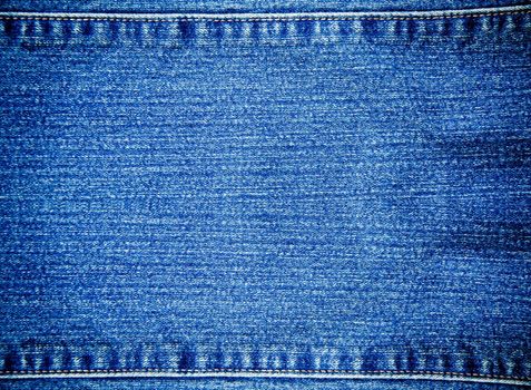 Jeans texture with seams