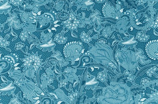 Traditional batik sarong pattern background