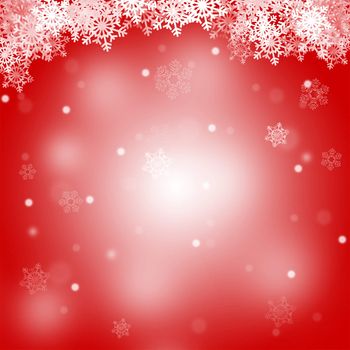 Abstract Merry Christmas red background