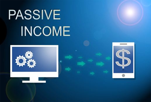 Passive income business concept.