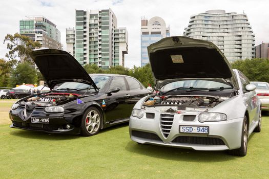 The  Alfa Romeo Owners Club of Australia hosted the Alfa Romeo Spettacolo, an annual high-end car show, at Wesley College in Melbourne, Australia on November 29, 2015.