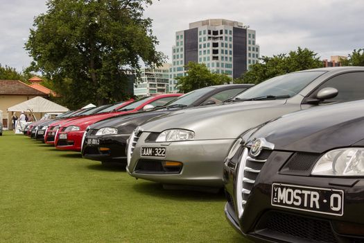 The  Alfa Romeo Owners Club of Australia hosted the Alfa Romeo Spettacolo, an annual high-end car show, at Wesley College in Melbourne, Australia on November 29, 2015.