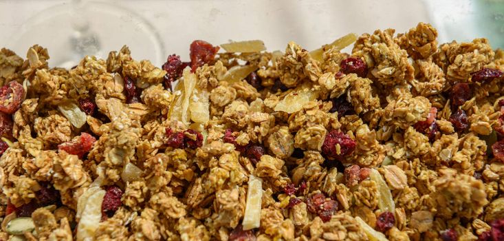 Muesli is a healthy diet for the strong people