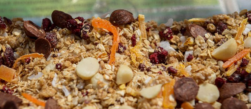 Muesli is a healthy diet for the strong people