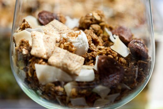 Muesli is a healthy diet for the strong people