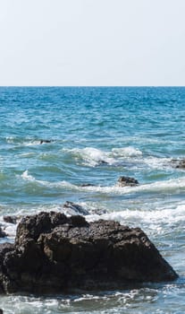 the sunny day on the Adriatic coast