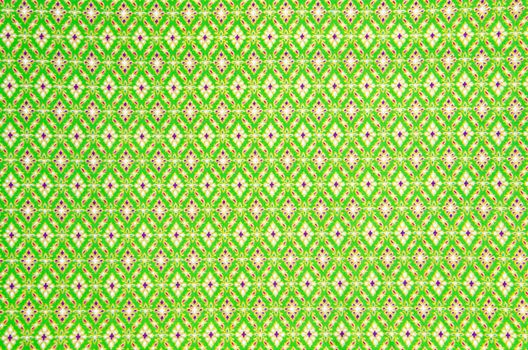 Traditional batik sarong pattern background