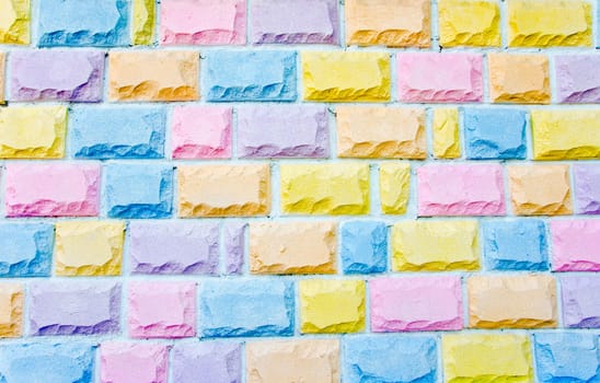 many color stone of wall texture.