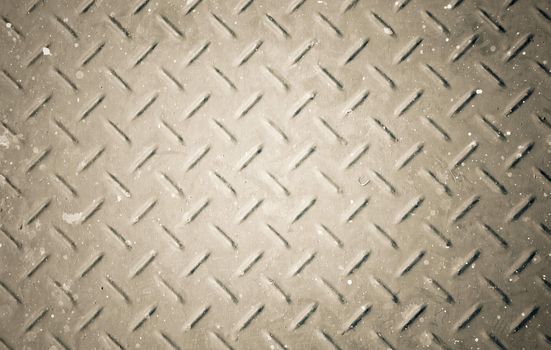 Background of old metal diamond plate.