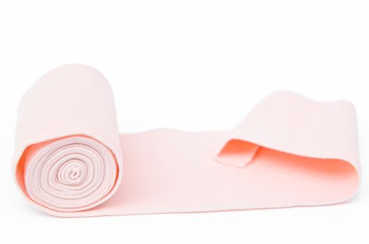 Medical bandage on a white background