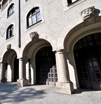 old building with arches Munich, Germany