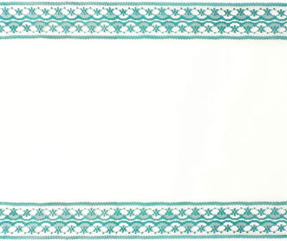 lace frame on white background