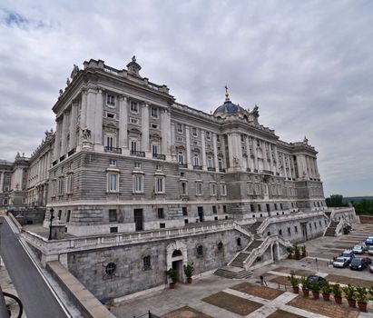 The Royal Palace. Palacio de Oriente, Madrid landmark