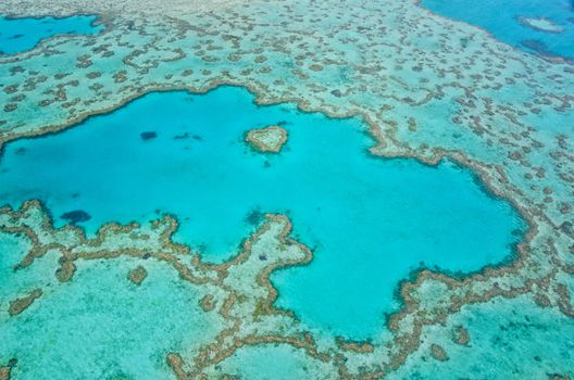 Great Barrier Reef - Aerial View - Whitsundays, Queensland, Australia