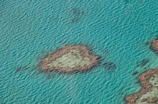 Heart Reef - Whitsundays, Queensland, Australia