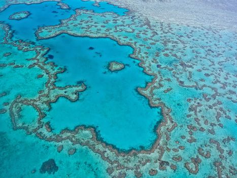 Great Barrier Reef - Aerial View - Whitsundays, Queensland, Australia