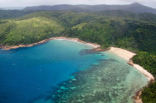 Great Barrier Reef - Aerial View - Whitsundays, Queensland, Australia