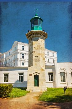 Old Constanta lighthouse near the romanian navy headquarter 