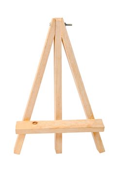 Small tripod for painting without canvas, clipping path