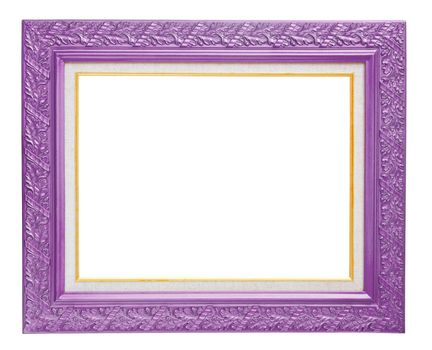 antique frame isolated on white background, clipping path