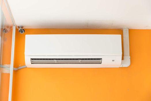 Air conditioner with CCTV.