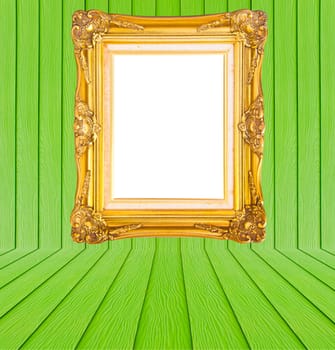 Green Wood texture background
